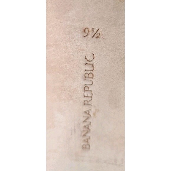 BANANA REPUBLIC All Leather Boots Size 9.5 Brown Mid-Calf 4" High Heel Esquire - Picture 4 of 13